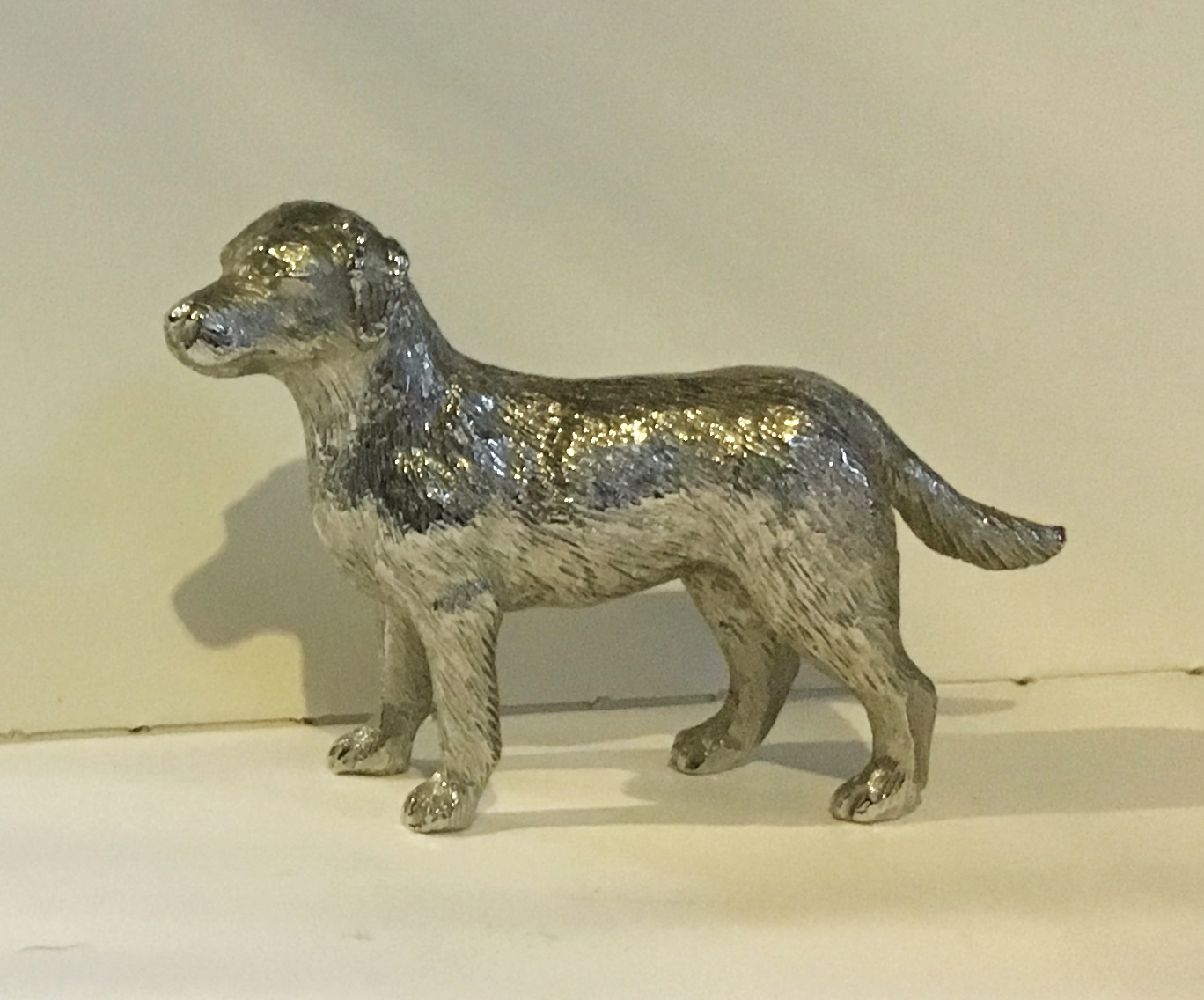 Pewter Labrador Tiller Pin